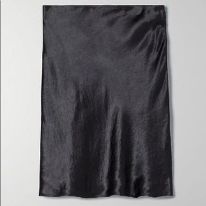 Babaton Mini Slip Skirt Black
